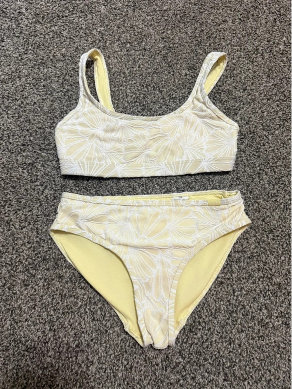 Abercrombie Kids Girls 7/8 Floral Two Piece Bikini Swimsuit